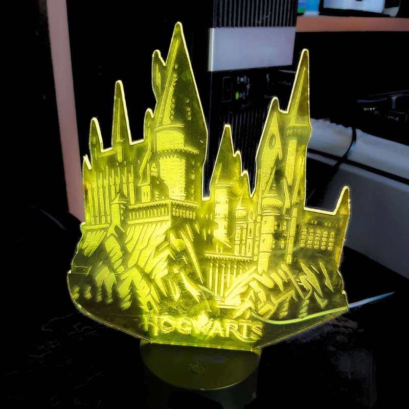 RGB LED Hogwarts Castle Lamp Decoration with Remote