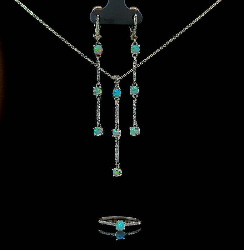 Sunan - Ethiopian Opals and CZ