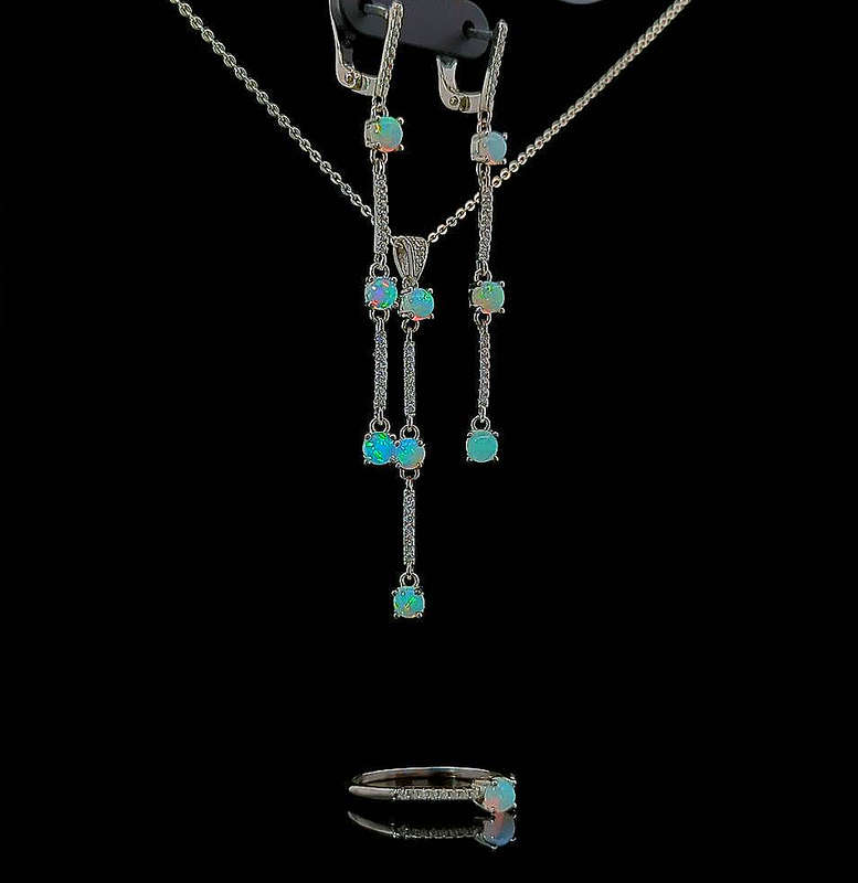 Sunan - Ethiopian Opals and CZ