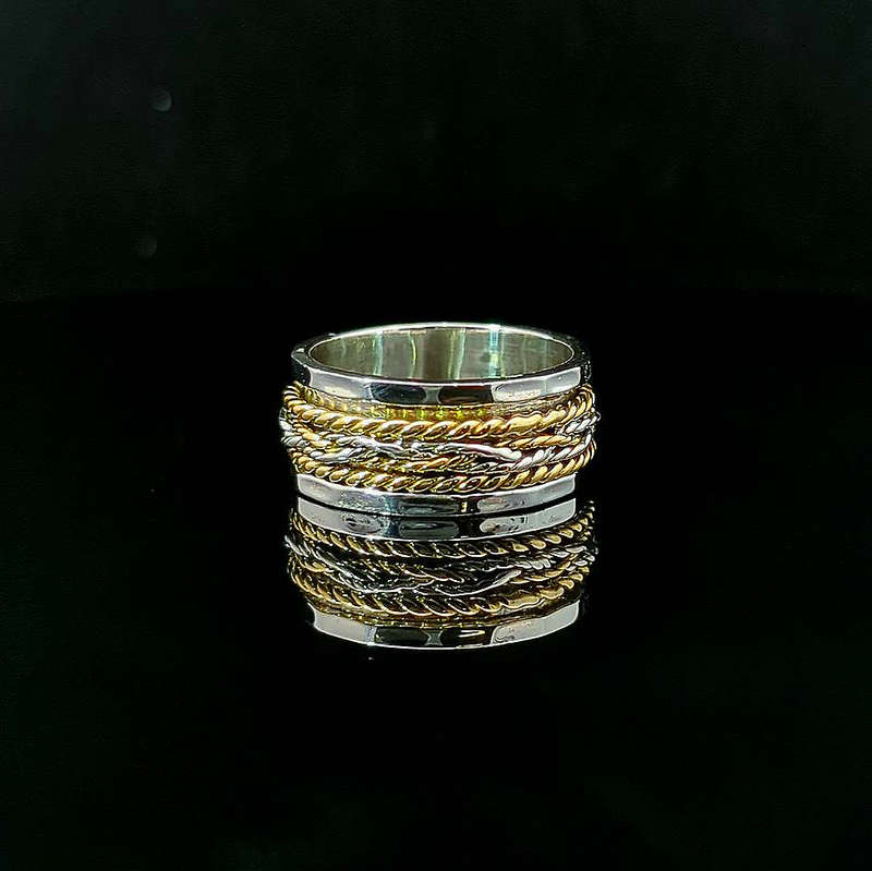 Decha - Sterling Silver and Brass