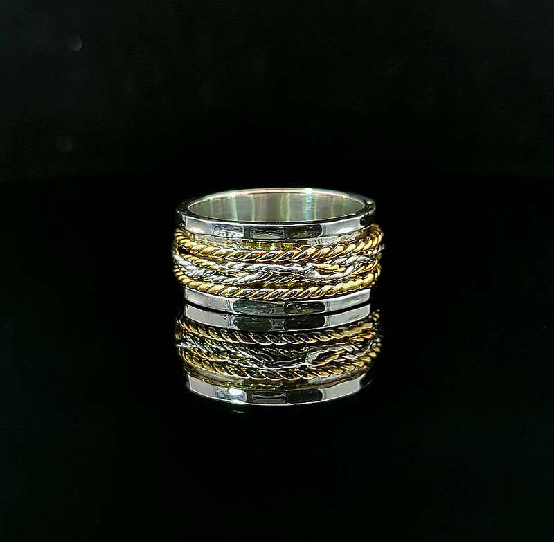 Decha - Sterling Silver and Brass
