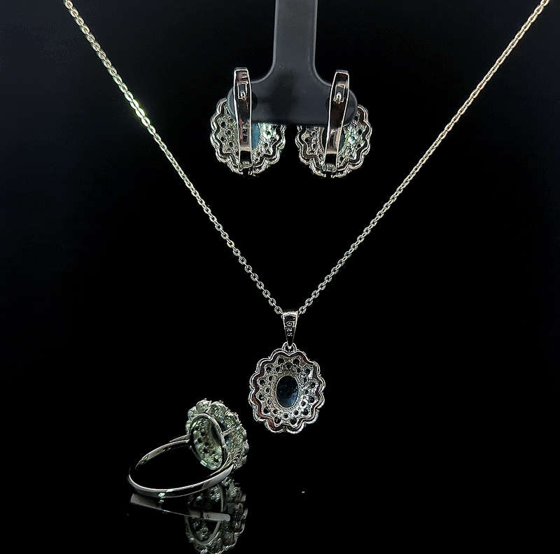 Stella - Star Sapphire and White Sapphire