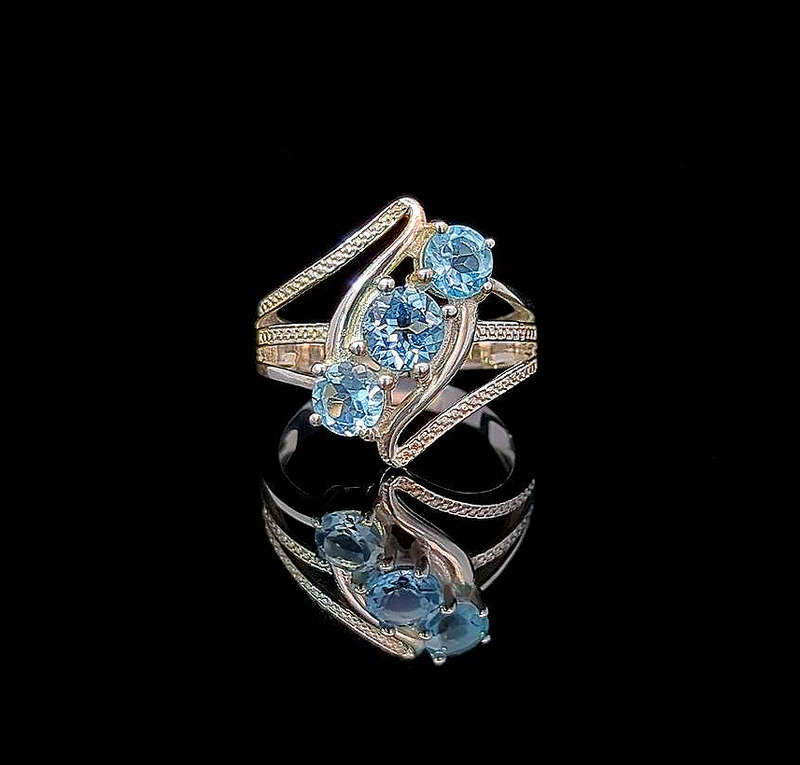 Diane - Swiss Blue Topaz