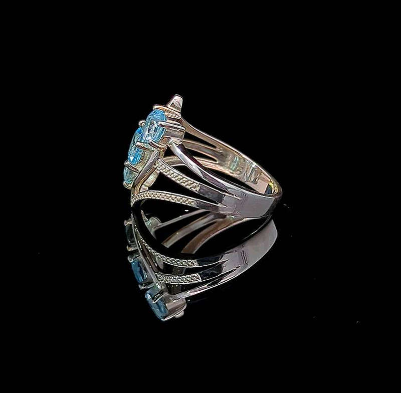 Diane - Swiss Blue Topaz