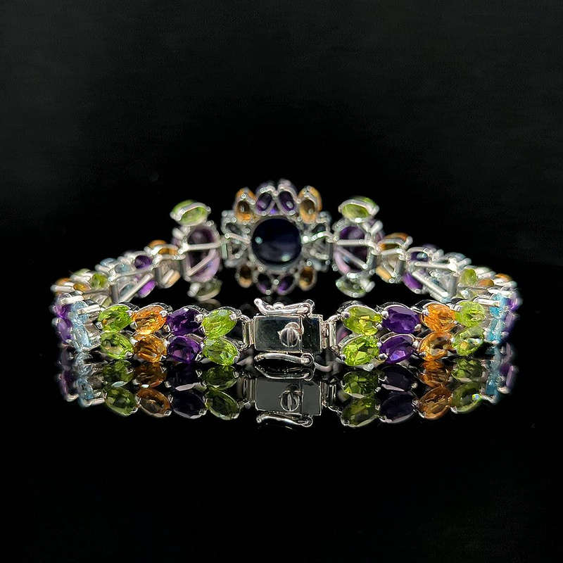 Euthenia - Amethyst, Topaz, Citrine, Aquamarine, and Jade