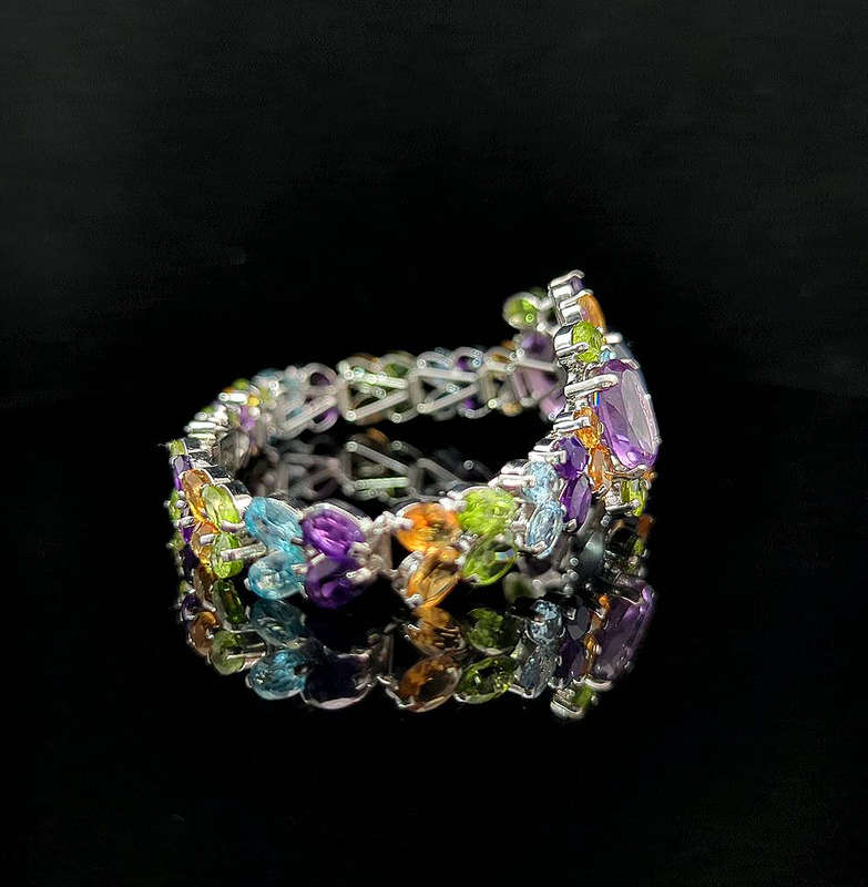 Euthenia - Amethyst, Topaz, Citrine, Aquamarine, and Jade