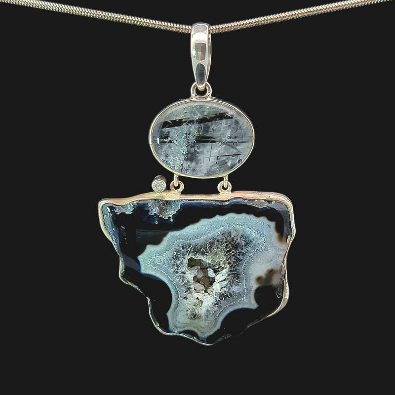 Asteria - Agate and Rutilated Quartz