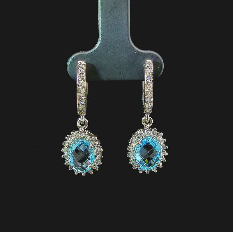Elsa - Swiss Blue Topaz
