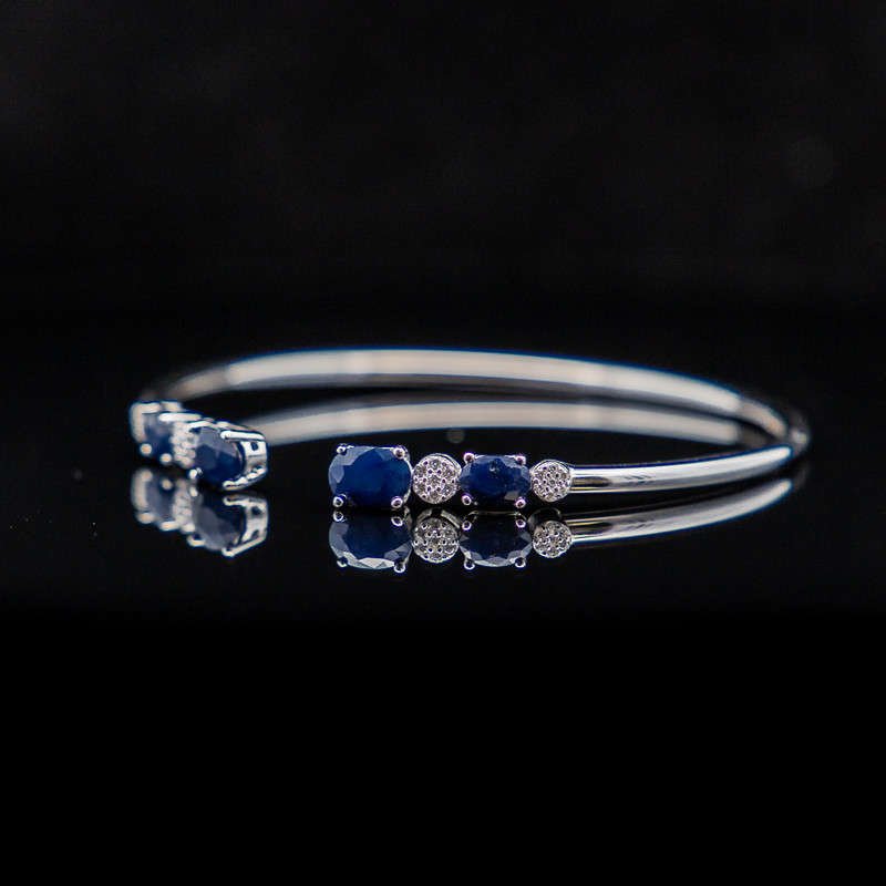 Lilibeth - Blue Sapphires and White Topaz