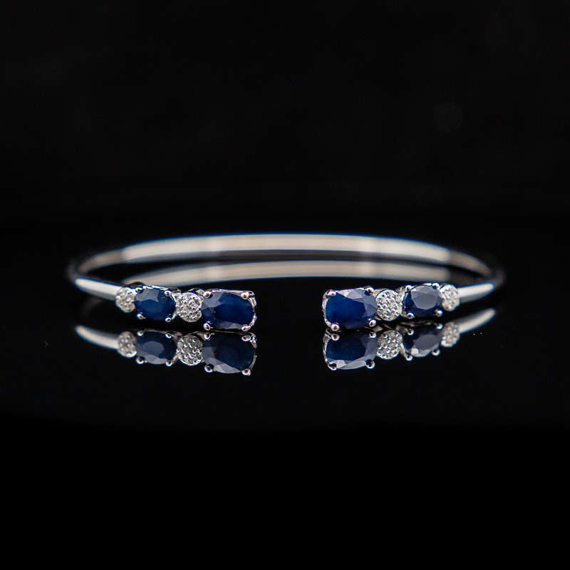 Lilibeth - Blue Sapphires and White Topaz