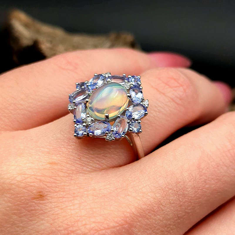 Opazma - Opal and Tanzanite
