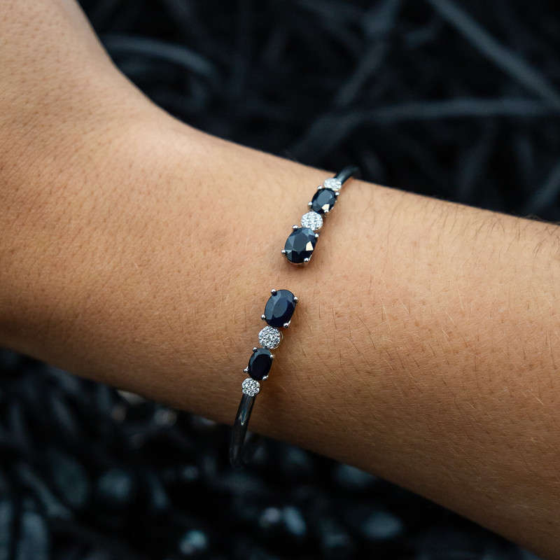 Lilibeth - Blue Sapphires and White Topaz