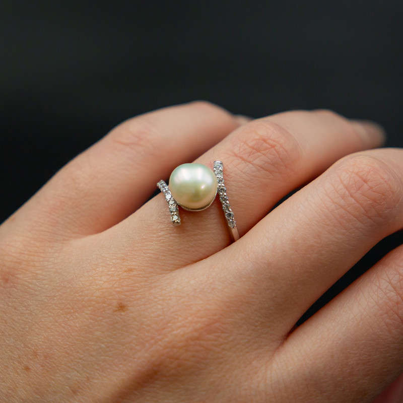 Shreya White - Pearl & CZ's