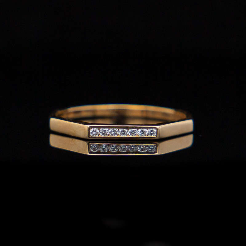 Rasma Yellow - 9ct Yellow Gold with 0.399ct Natural Diamonds