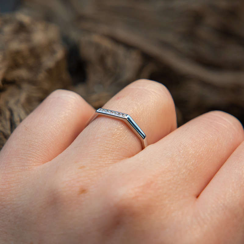 Rasma White - 9ct White Gold with 0.399ct Natural Diamonds