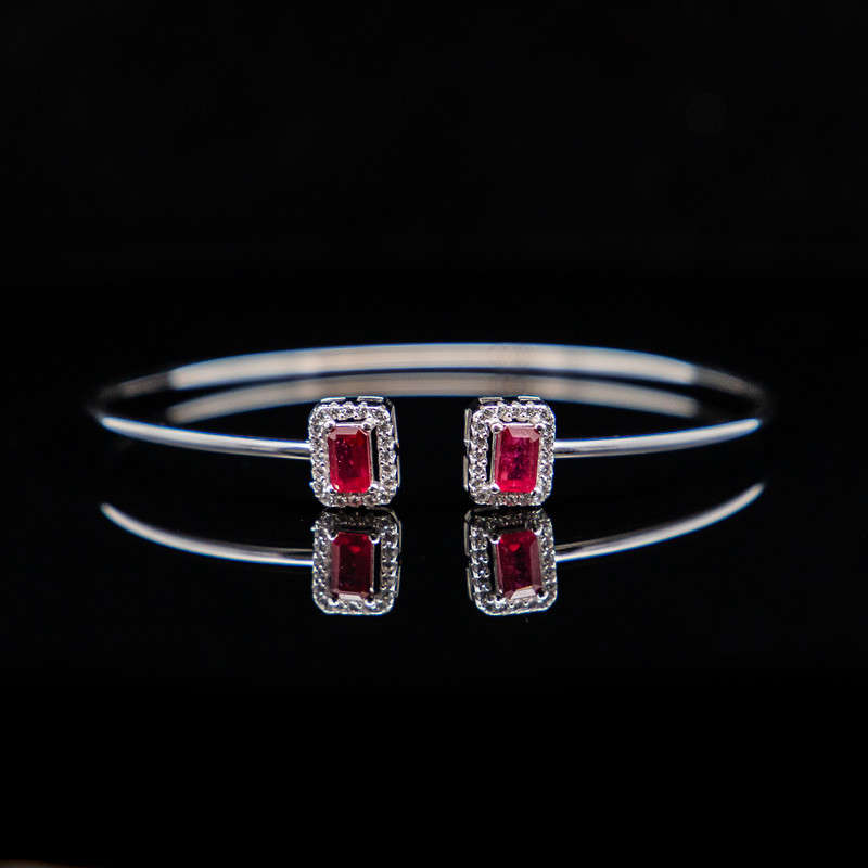 Ariana - Rubies and White Topaz