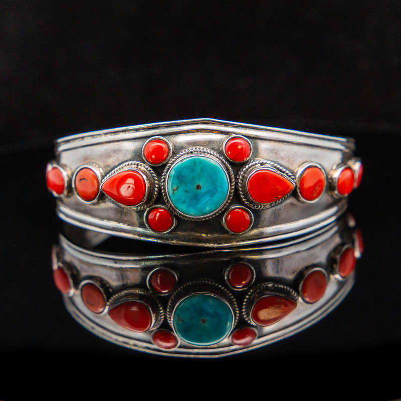 Ryna - Red Coral & Turquoise