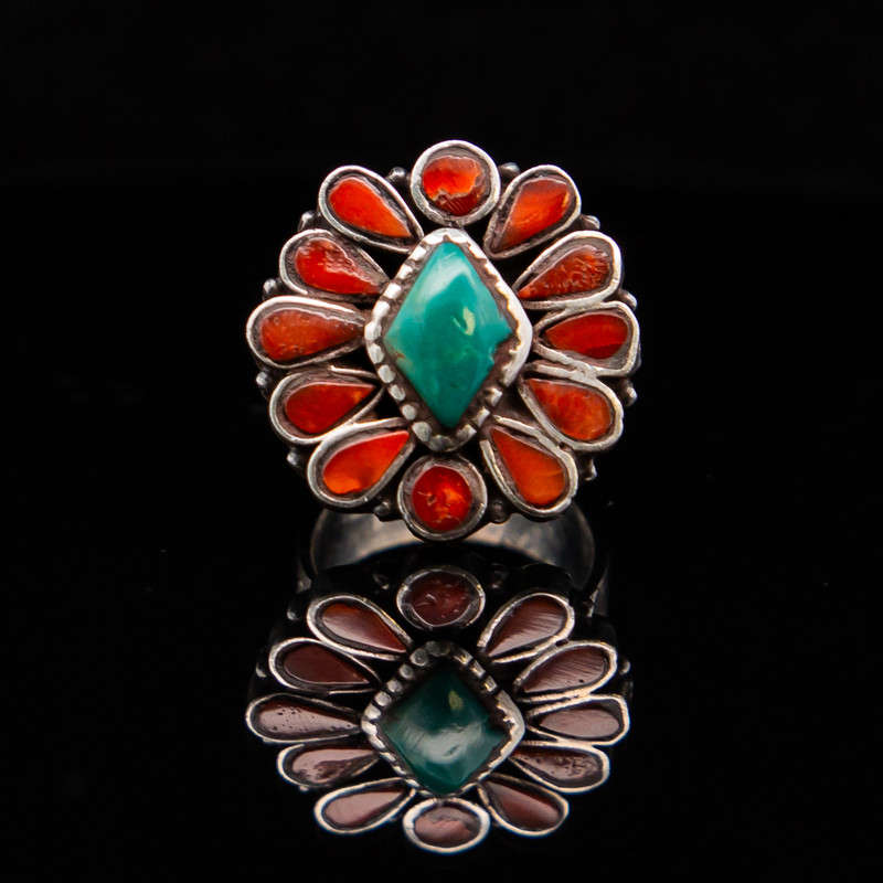 Anika - Red Coral & Turquoise