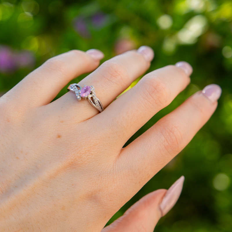 Priyanka - Pink Sapphire & Diamonds
