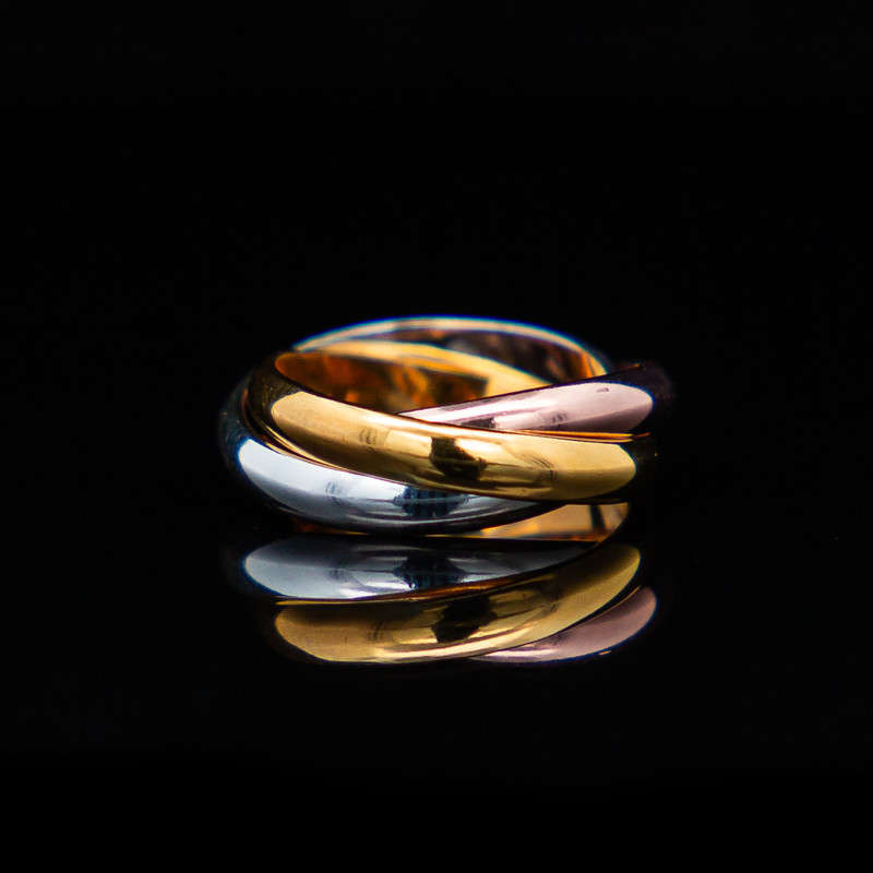 Amos - Trinity Rolling Ring Pendant