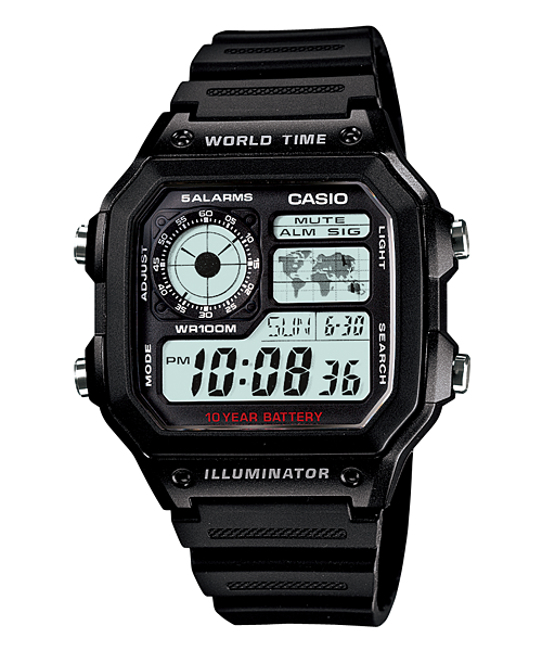 Casio Digital AE-1200WH-1AVDF