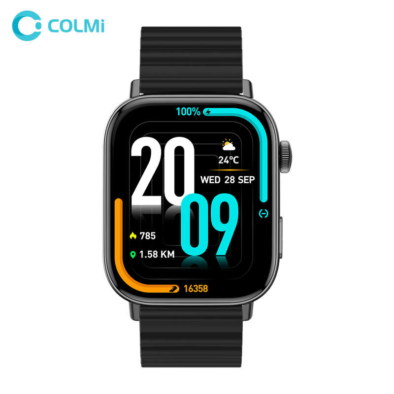 C8 MAX Smartwatch with 1.93-inch Display & Magnetic Silicone Strap | C8Max-MSB