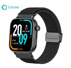 C8 MAX Smartwatch with 1.93-inch Display & Magnetic Silicone Strap | C8Max-MSB