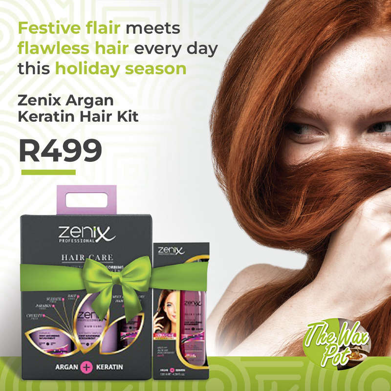 Zenix Hair Care Treatment Argan Keratin Hair Kit