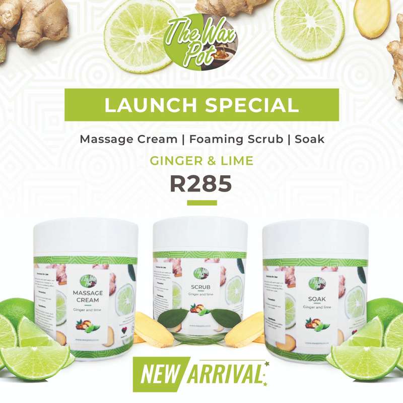 Ginger & Lime Massage Cream