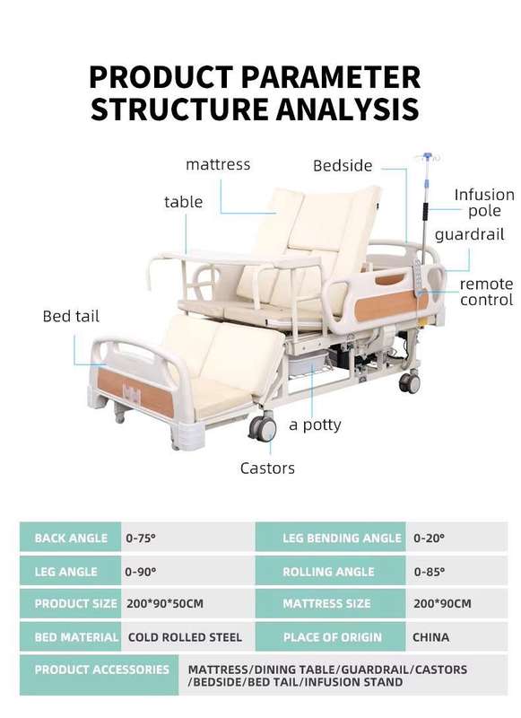 Full Curve Nursing Bed