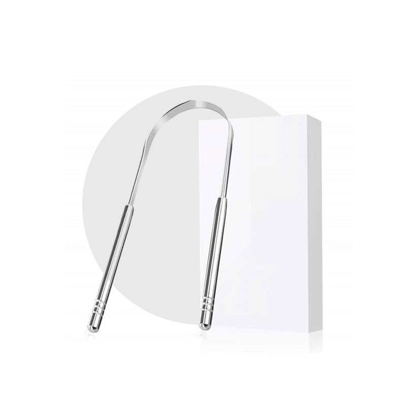 Tongue Scraper - Stainless Steel - 30g
