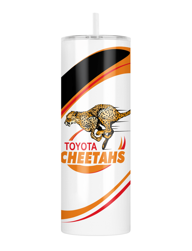 CHEETAHS Rugby Skinny Tumbler / Travel Mug 20 ozs