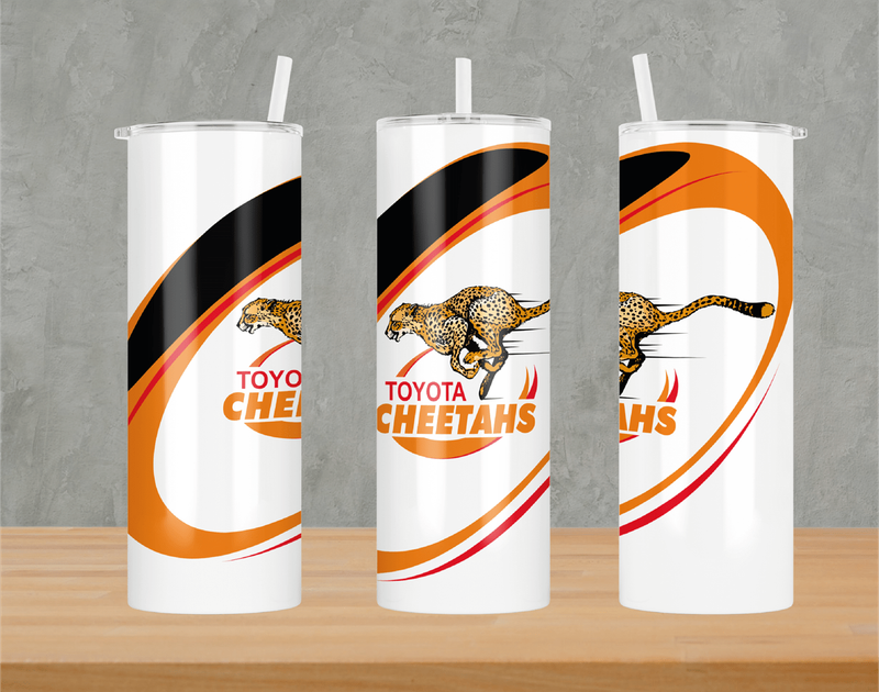 CHEETAHS Rugby Flip Top Spout Sports Water Bottle