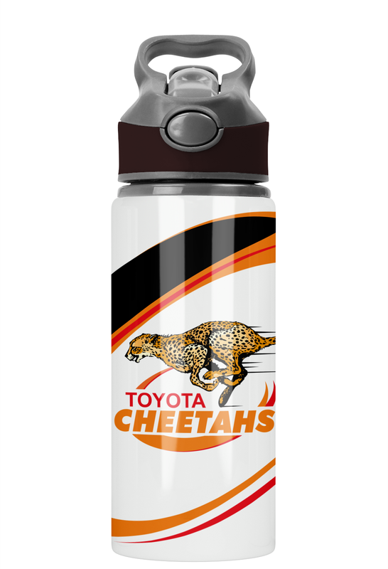 CHEETAHS Rugby Flip Top Spout Sports Water Bottle