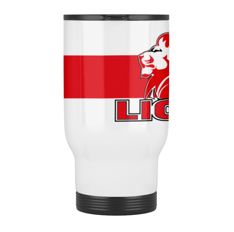 LIONS Rugby Travel Mug - Traditional