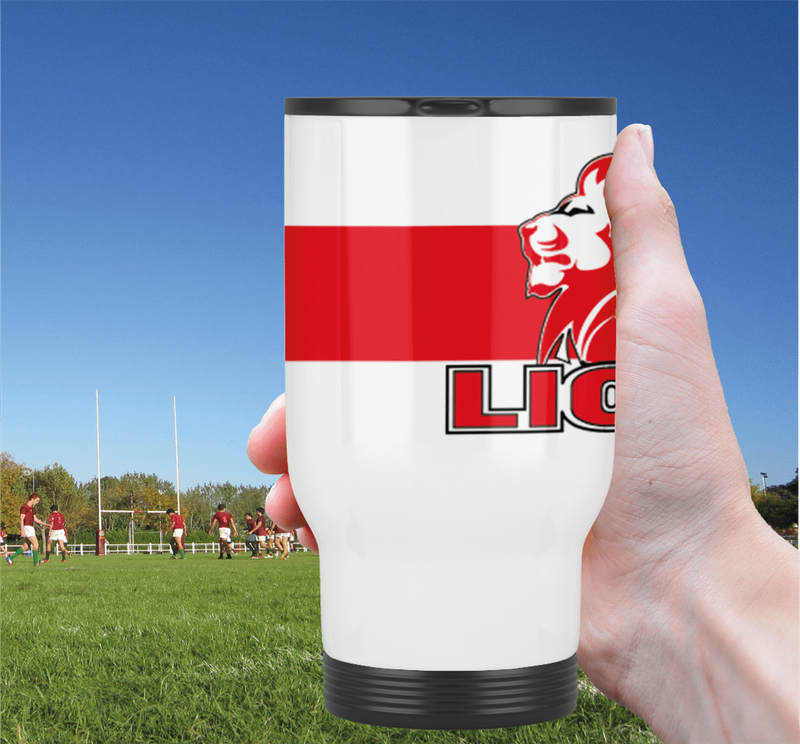LIONS Rugby Travel Mug - Traditional