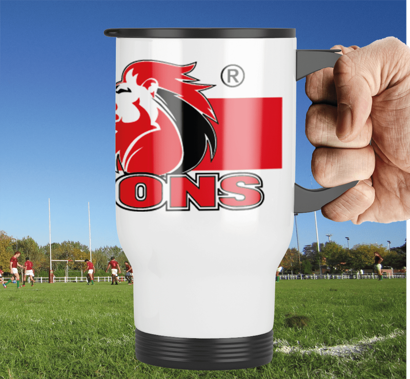LIONS Rugby Travel Mug - Traditional