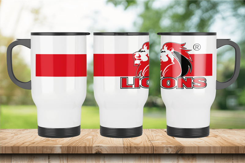 LIONS Rugby Travel Mug - Traditional