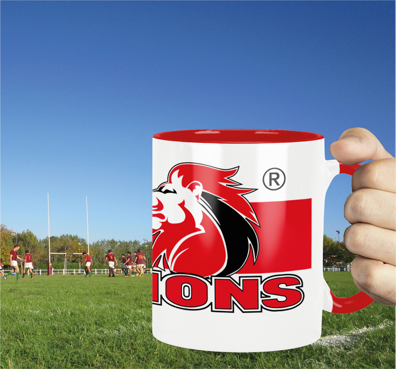 LIONS Rugby Coffee Mug - TRADITIONAL