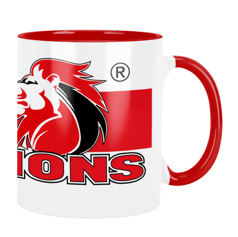 LIONS Rugby Coffee Mug - TRADITIONAL
