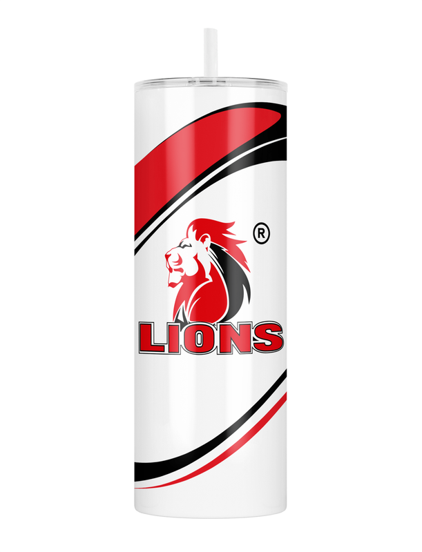 LIONS Rugby Skinny Tumbler 20 ozs