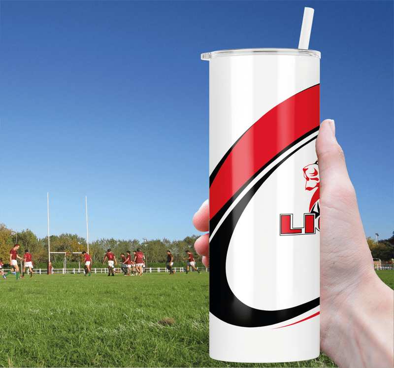 LIONS Rugby Skinny Tumbler 20 ozs
