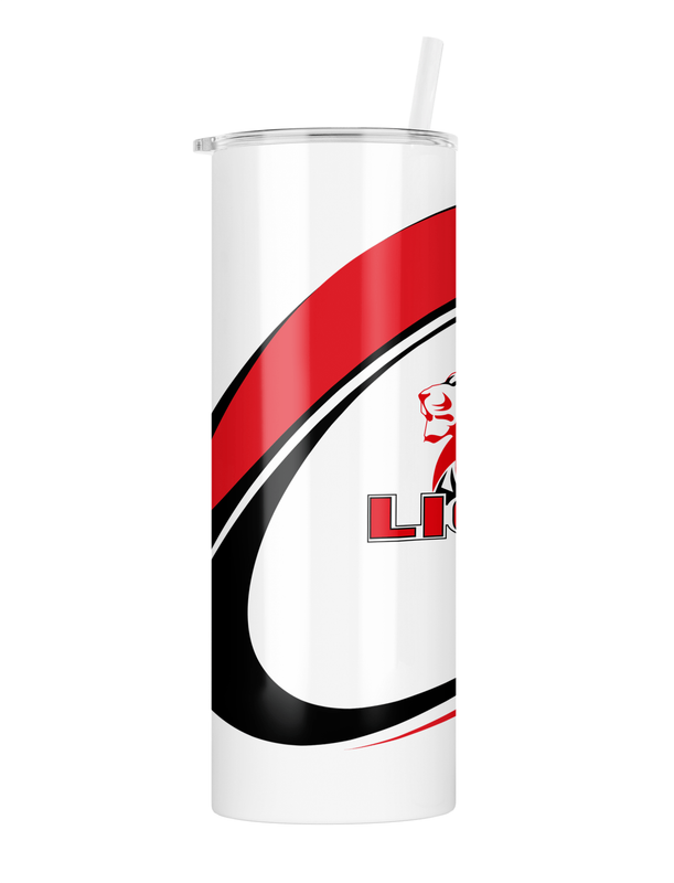 LIONS Rugby Skinny Tumbler 20 ozs