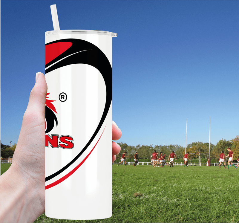 LIONS Rugby Skinny Tumbler 20 ozs