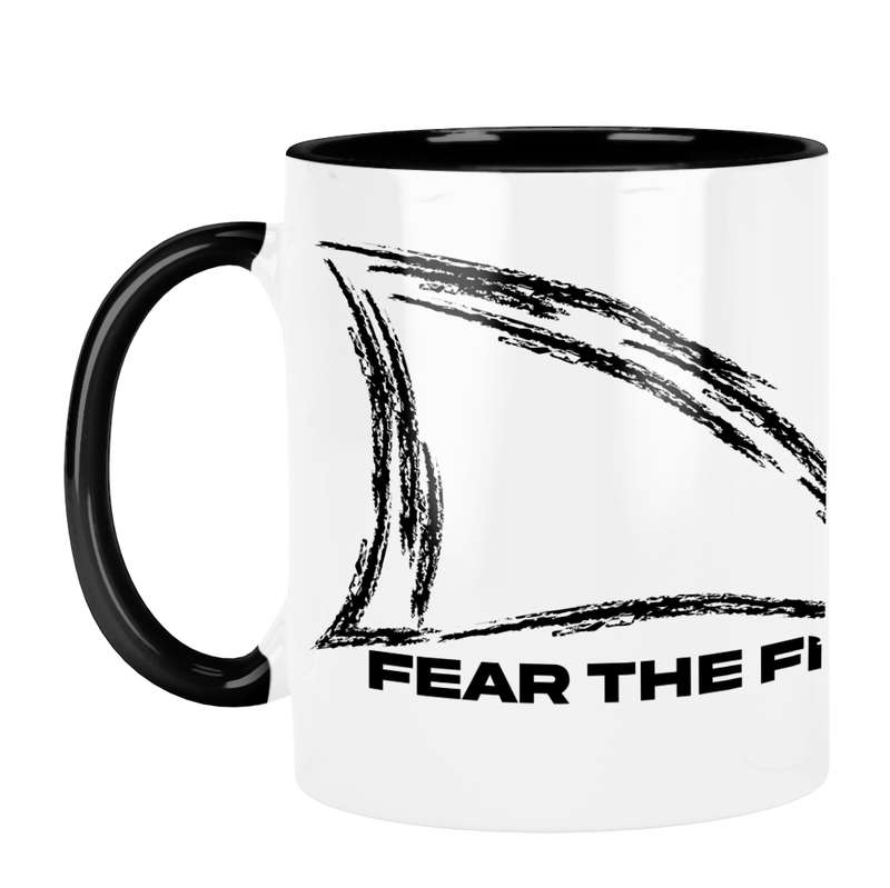 The SHARKS Rugby FEAR THE FIN Coffee Mug