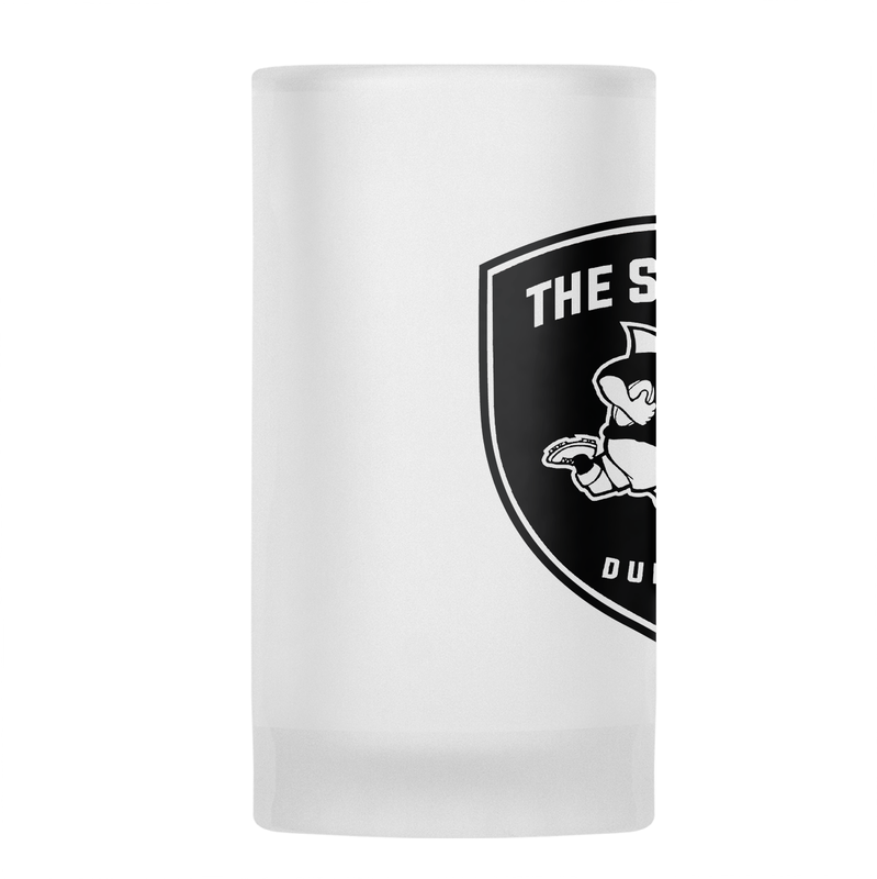 The SHARKS Rugby Frosted Glass Beer Mug