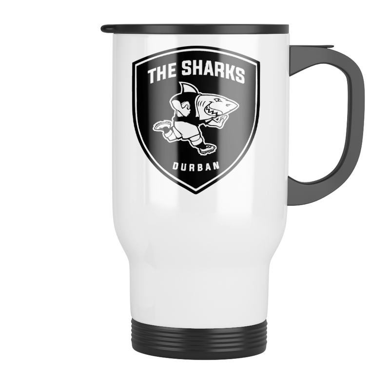 The SHARKS Rugby Travel Mug