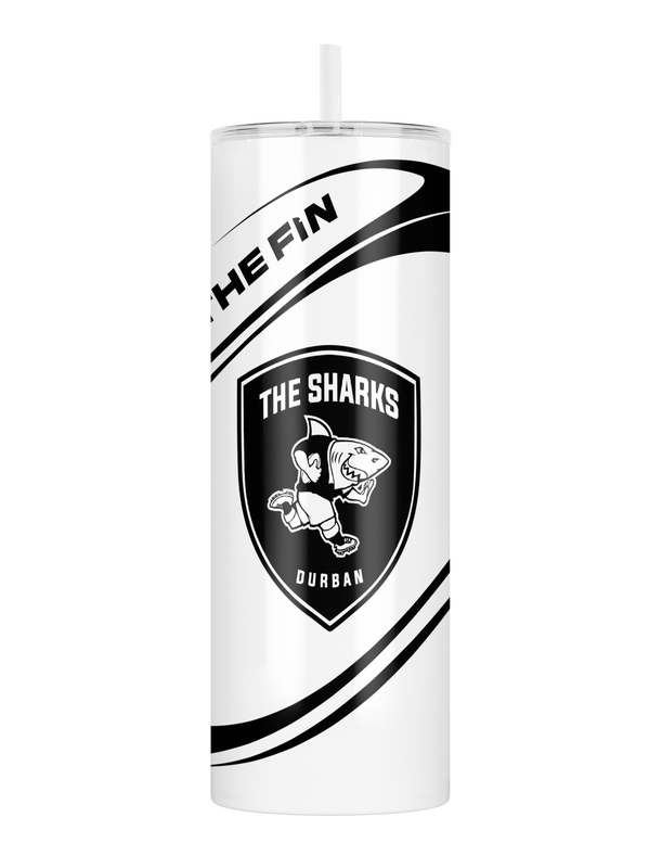 The SHARKS Rugby Skinny Tumbler 20 ozs