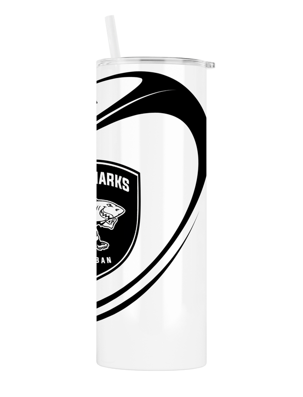 The SHARKS Rugby Skinny Tumbler 20 ozs