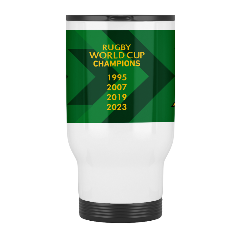 SPRINGBOKS Rugby Travel Mug - RWC GREEN Jersey